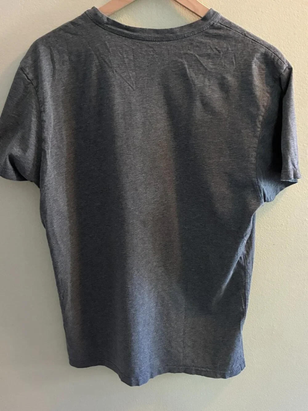 Banana Republic Fitted Crew T-Shirt Mens Size Large Grey Short Sleeve Neutral